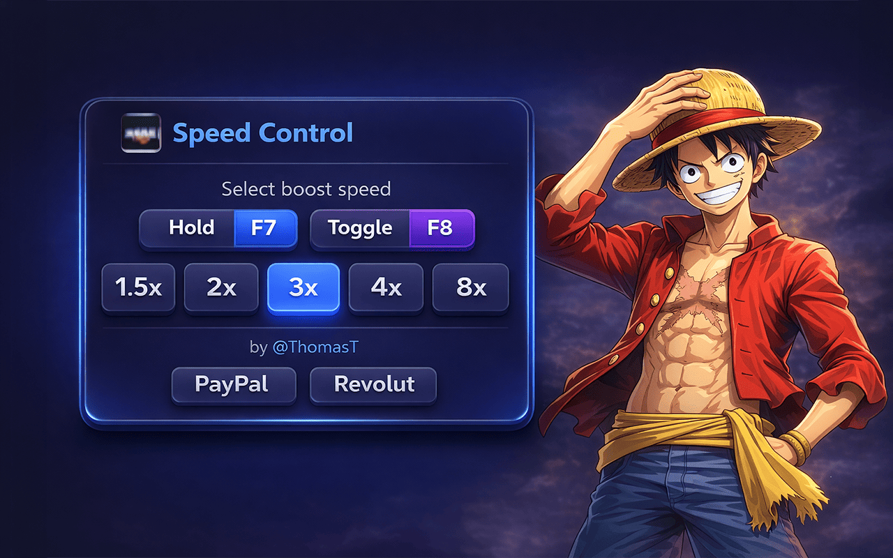 Preview of the An1me speed control extension interface